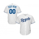 Youth Kansas City Royals White Home Custom Cool Base Baseball Baseball Jersey