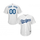 Youth Los Angeles Dodgers White Custom Cool Base Baseball Baseball Jersey