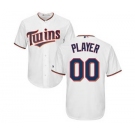 Youth Minnesota Twins White Custom Cool Base Baseball Baseball Jersey