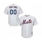 Youth New York Mets White Home Custom Cool Base Baseball Baseball Jersey