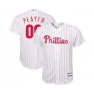 Youth Philadelphia Phillies White Home Custom Baseball Baseball Jersey