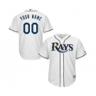 Youth Tampa Bay Rays White Custom Cool Base Baseball Baseball Jersey