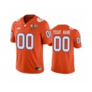 Men's Clemson Tigers Custom Orange College Football 2020 National Championship Jersey