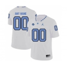 Men's North Carolina Tar Heels Custom Name Number Jersey NCAA White