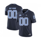 Men's North Carolina Tar Heels Custom Name Number NCAA Jersey Navy