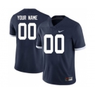 Men's Penn State Nittany Lions Custom Name Number Navy NCAA Jersey