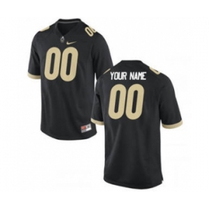 Men's Purdue Boilermakers Custom Name Number Black College Football Jersey