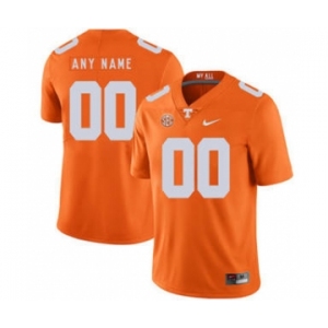 Men's Tennessee Volunteers Custom Name Number College Football Jersey Orange