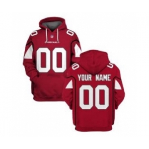 Men's Arizona Cardinals Active Player Custom 2021 Red Pullover Football Hoodie 2
