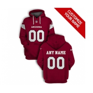 Men's Arizona Cardinals Active Player Custom 2021 Red Pullover Football Hoodie
