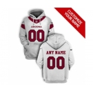 Men's Arizona Cardinals Active Player Custom 2021 White Pullover Football Hoodie