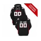 Men's Atlanta Falcons Active Player Custom 2021 Black Pullover Football Hoodie