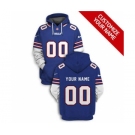 Men's Buffalo Bills Active Player Custom 2021 Blue Pullover Football Hoodie