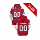 Men's Buffalo Bills Active Player Custom 2021 Red Pullover Football Hoodie