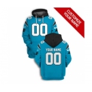 Men's Carolina Panthers Active Player Custom 2021 Blue Pullover Football Hoodie