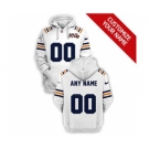 Men's Chicago Bears Active Player Custom 2021 White 100th Season Pullover Football Hoodie