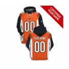 Men's Cincinnati Bengals Active Player Custom 2021 Orange Pullover Football Hoodie