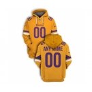 Men's Minnesota Vikings Active Player Custom 2021 Yellow Color Rush Pullover Football Hoodie