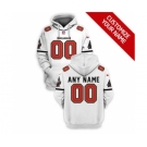 Men's Tampa Bay Buccaneers Active Player Custom 2021 White Pullover Football Hoodie