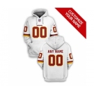 Men's Washington Football Team Active Player Custom 2021 White Pullover Football Hoodie