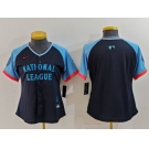 Women's National League Blank Navy 2024 All Star Limited Stitched Baseball Jersey