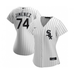 Women's Chicago White Sox #74 Eloy Jimenez White Stitched Baseball Jersey