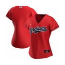 Women's Cleveland Indians Alternate 2020 Baseball Team Jersey Red