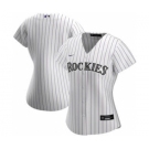 Women's Colorado Rockies Home 2020 Baseball Team Jersey White