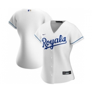 Women's Kansas City Royals Home 2020 Baseball Team Jersey White