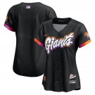 Women's San Francisco Giants Blank Anthracite 2025 City Connect Limited Stitched Baseball Jersey