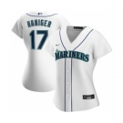 Women's Seattle Mariners #17 Mitch Haniger Home 2020 Baseball Player Jersey White