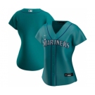 Women's Seattle Mariners Alternate 2020 Baseball Team Jersey Aqua