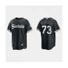 Youth Chicago White Sox #73 Yermin Mercedes 2021 City Connect Replica Black Jersey