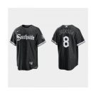 Youth Chicago White Sox #8 Bo Jackson 2021 City Connect Replica Black Jersey