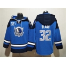 Men's Dallas Mavericks #32 Cooper Flagg Blue Navy Ageless Must-Have Lace-Up Pullover Hoodie