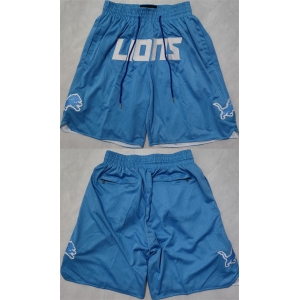 Men's Detroit Lions Blue Shorts