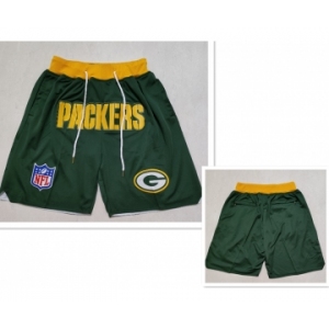 Men's Green Bay Packers Green Just Don Swingman Shorts