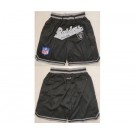 Men's Las Vegas Raiders Black Shorts (Run Small)