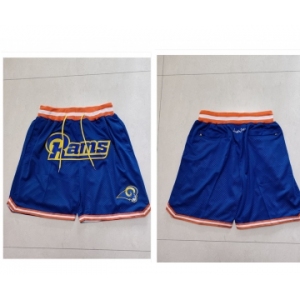 Men's Los Angeles Rams Blue Just Don Swingman Shorts