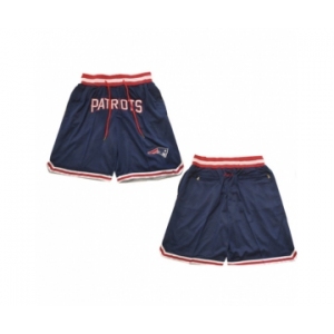 Men's New England Patriots Navy Shorts (Run Small)
