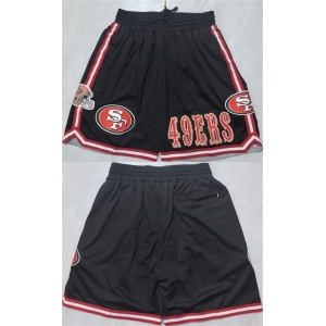 Men's San Francisco 49ers Black Shorts