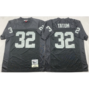 Men's Las Vegas Raiders #32 Jack Tatum Black Throwback Football Stitched Jersey