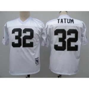 Oakland Raiders #32 Jack Tatum White Throwback Jersey