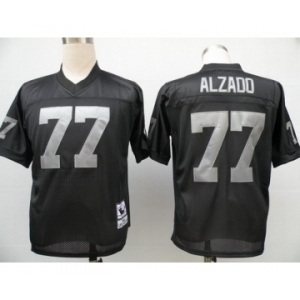 Oakland Raiders #77 Lyle Alzado Black Throwback Jersey