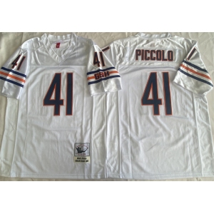 Men's Chicago Bears #41 Brian Piccolo White Limited Stitched Football Jersey