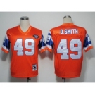 Denver Broncos #49 Dennis Smith Orange 75TH Throwback Jersey