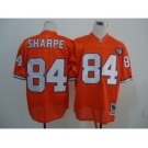 Denver Broncos #84 Shannon Sharpe Orange 75TH Throwback Jersey