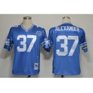 Seattle Seahawks #37 Shaun Alexander Blue Throwback Jersey