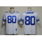 Seattle Seahawks #80 Steve Largent White Throwback Jersey