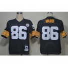 Pittsburgh Steelers #86 Hines Ward Black Throwback Jersey